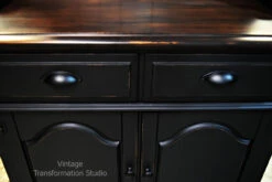 2-1/2" Country Store Cup Pull Matte Black -D'Lawless Hardware Shop simple black country style pulls 1 68810.1658242047