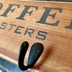 Single Prong Coat Hook - 1-1/2" - Matte Black -D'Lawless Hardware Shop single black hook 1 25811.1660076957