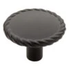 1-3/4" Sisal Knob Flat Black