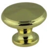 Liberty 1" Peaked Small Knob Polished Brass