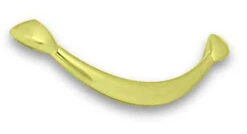 Liberty 3-3/4" Smiley Pull Polished Brass