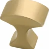 Liberty 1" Decca Knob Soft Brass