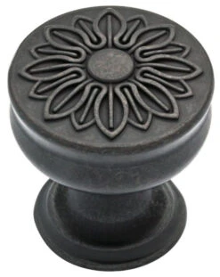 Liberty 1-1/4" Floral Knob Soft Iron