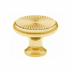 Amerock 1-1/4" Allison Spiral Design Solid Brass Knob