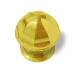 Amerock 1" Octagonal Dome Knob Polished Brass