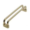 Liberty 3-3/4" Solid Brass Rail Style Pull Polished Lacquer Brass