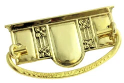 3" Eastlake Or Federal Style Bail Pull Solid Brass