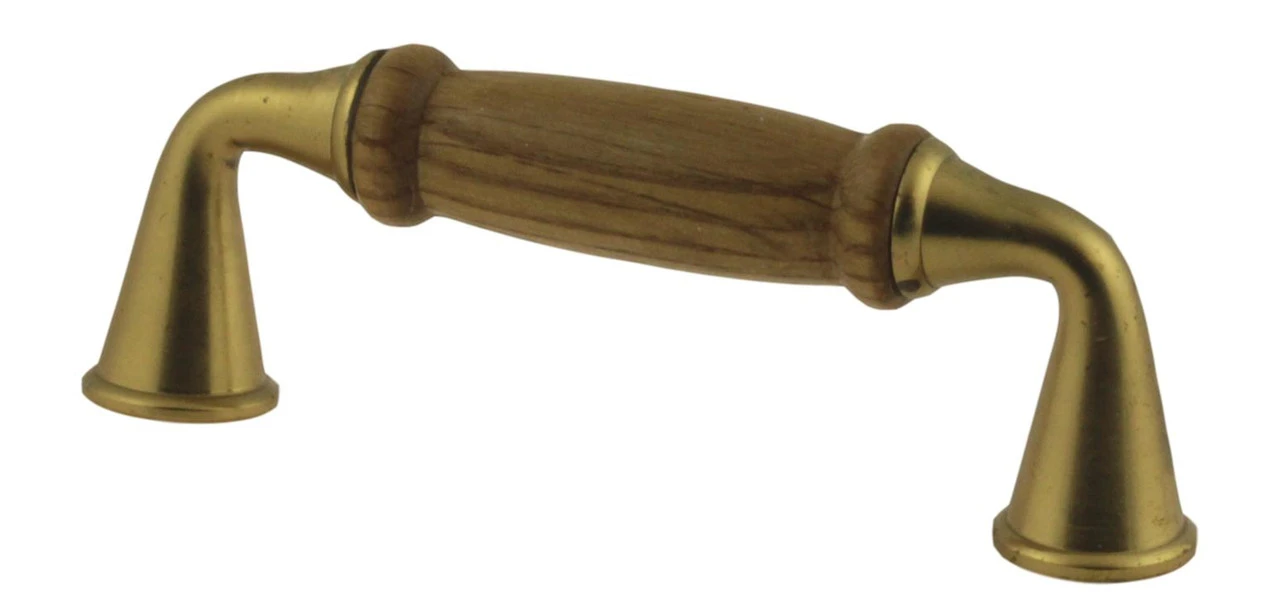 Amerock 3" Solid Oak Insert Pull Solid Brass 1 Amerock 3" Solid Oak Insert Pull Solid Brass