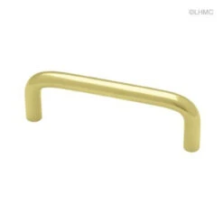 Liberty 3-1/2" Wire Pull Solid Polished Brass