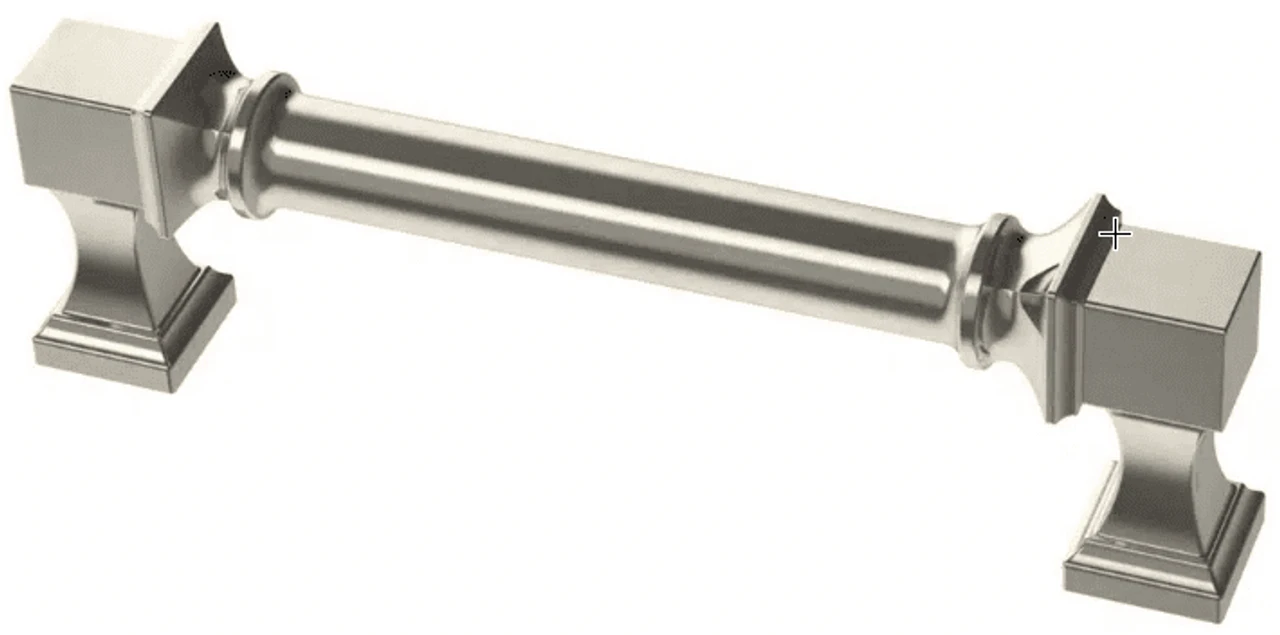 Liberty 3-3/4" Regal Square Pull Polished Nickel 1 Liberty 3-3/4" Regal Square Pull Polished Nickel