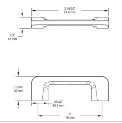 Liberty 3" North Dalston Pull Polished Chrome 5 Liberty 3" North Dalston Pull Polished Chrome -D'Lawless Hardware Shop stark moden 3 inch pull polished chrome2 1 66093.1658413886