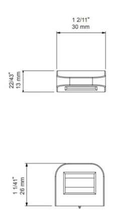 Liberty 1-1/2" North Dalston Knob Polished Chrome -D'Lawless Hardware Shop stark modern polished chrome knob 14 96630.1658413841