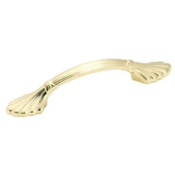 Amerock 3" Shell Pull Sterling Brass