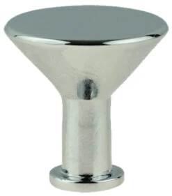 Flat Top 3/16" Chrome Mounting Base For Knob And Pull Making
