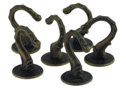 Amerock 6 Pack Of Antique Brass Swag Hooks - SWAG-TOG-6