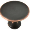 Liberty 1-1/4" Sweepy Mushroom Knob Bronze With Copper Highlights