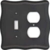 Liberty Switch Single/ Single Duplex Wall Plate Oil Rubbed Bronze W079ZMP-OB3-U
