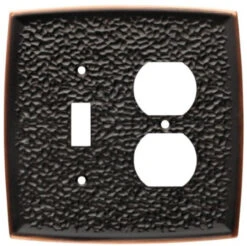 Liberty Switch & Duplex - Hammered Bronze W/ Highlights (144039)