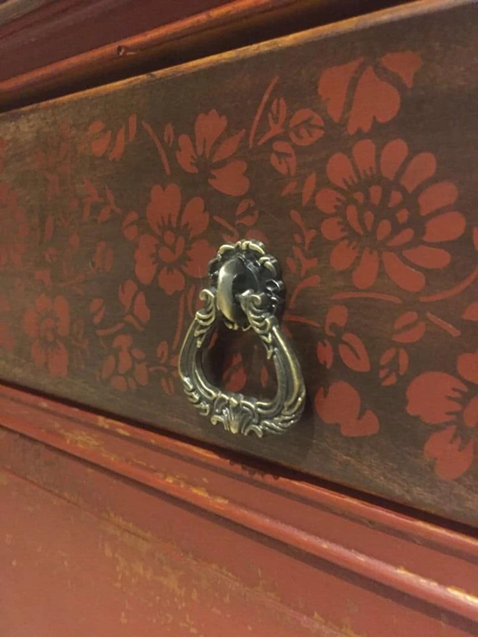 1-1/2" Baroque Tear Drop Pull Antique English 10 1-1/2" Baroque Tear Drop Pull Antique English - Image 10