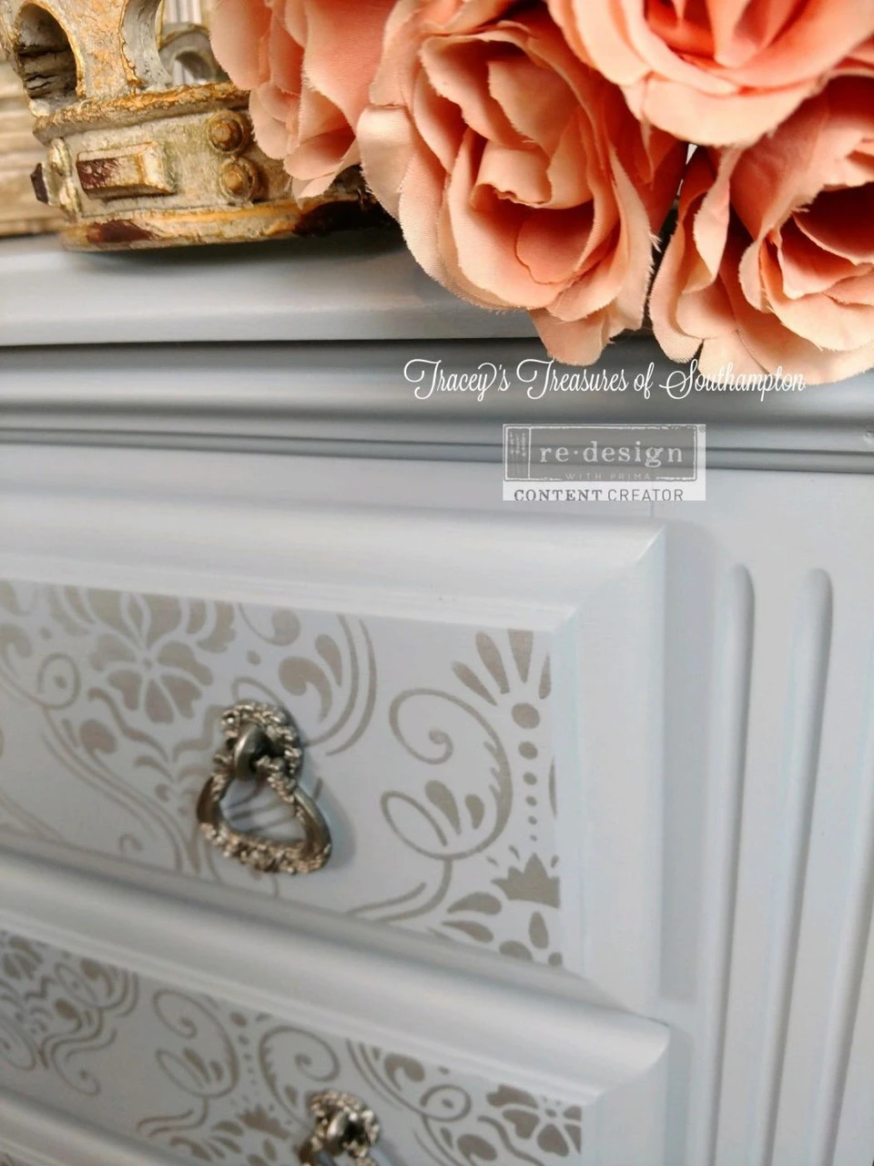 1-1/2" Baroque Tear Drop Pull Antique English 12 1-1/2" Baroque Tear Drop Pull Antique English - Image 12