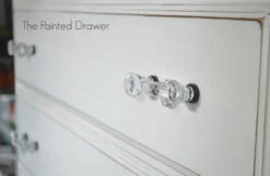3" Octagon Glass Pull Clear With Oil Rubbed Bronze -D'Lawless Hardware Shop the painted drawer dresser with glass 1 13965.1646847437