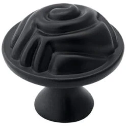 Liberty 1-3/8" Southwestern Totem Knob Flat Black