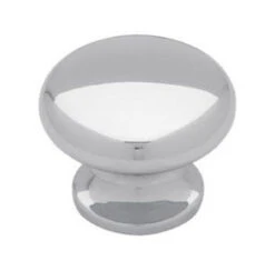 Liberty 1-1/8" Traditional Knob Polished Chrome