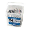 Liberty Tub Of 24 Euro Hinges 1-1/4" Overlay With Screws And Dowels