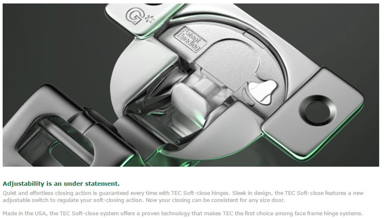 Tub Of 24 Soft Close 1-1/4" Overlay Grass USA Concealed Hinge H1531SL-NP-B 6 Tub Of 24 Soft Close 1-1/4" Overlay Grass USA Concealed Hinge H1531SL-NP-B - Image 6
