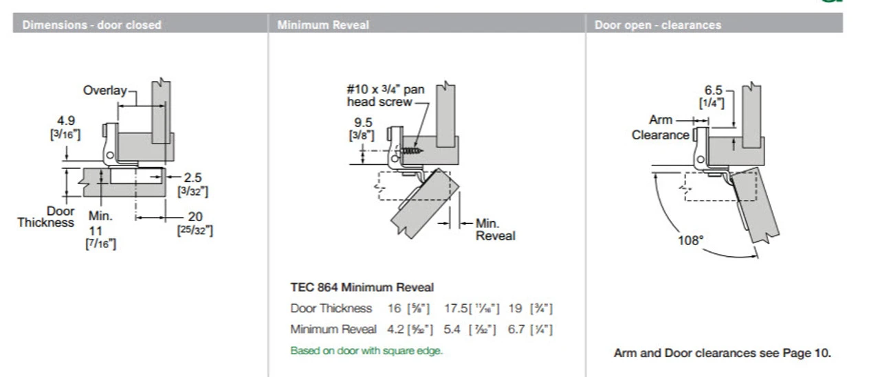 Tub Of 24 Soft Close 1-1/4" Overlay Grass USA Concealed Hinge H1531SL-NP-B 7 Tub Of 24 Soft Close 1-1/4" Overlay Grass USA Concealed Hinge H1531SL-NP-B - Image 7