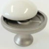 Unassembled Knob Maker Base & White Ceramic Insert - 34mm