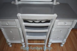 1-3/8" Octagon Cut Glass Knob Clear With Chrome -D'Lawless Hardware Shop vanity makeover 4 49014.1657730631