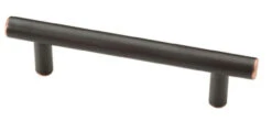 Liberty 3-3/4" Builder's Program Steel Bar Pull Venetian Bronze With Copper Highlights