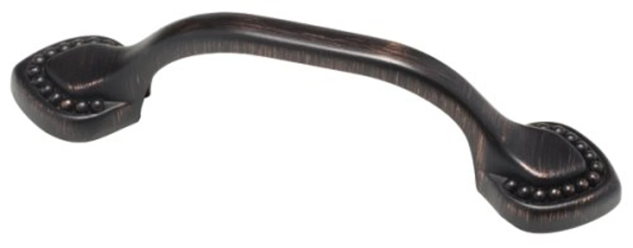 Liberty 3" Spoon Foot Double Beaded Pull Venetian Bronze 1 Liberty 3" Spoon Foot Double Beaded Pull Venetian Bronze