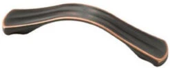 Liberty 3" Or 3-3/4" Dual Mount Pillow Pull Venetian Bronze With Copper Highlights