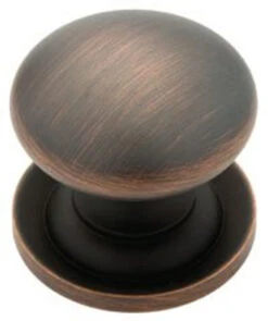 Liberty 1-1/4" Knob With Attached Backplate Venetian Bronze