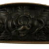 3-3/4" Old Rose Pattern Cup Pull Venetian Bronze