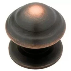 Liberty 1-1/3" Round Ring Knob With Large Base Venetian Bronze