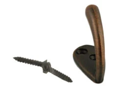 Venetian Bronze Single Coat And Hat Hook DL-H679-VB -D'Lawless Hardware Shop venetian bronze single coat and hat hook dl h679 vb 4 58796.1660139638