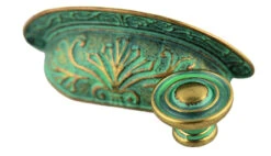 1-1/4" Center Peak With Two Rings Knob Verdigris 18 1-1/4" Center Peak With Two Rings Knob Verdigris -D'Lawless Hardware Shop verdigris center peak with two rings cabinet knob 1 1 4 dl p2694vdg 5 15363.1657737847