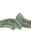 3-3/4" Stationary Plume End Drop Pull Antique Verdigris