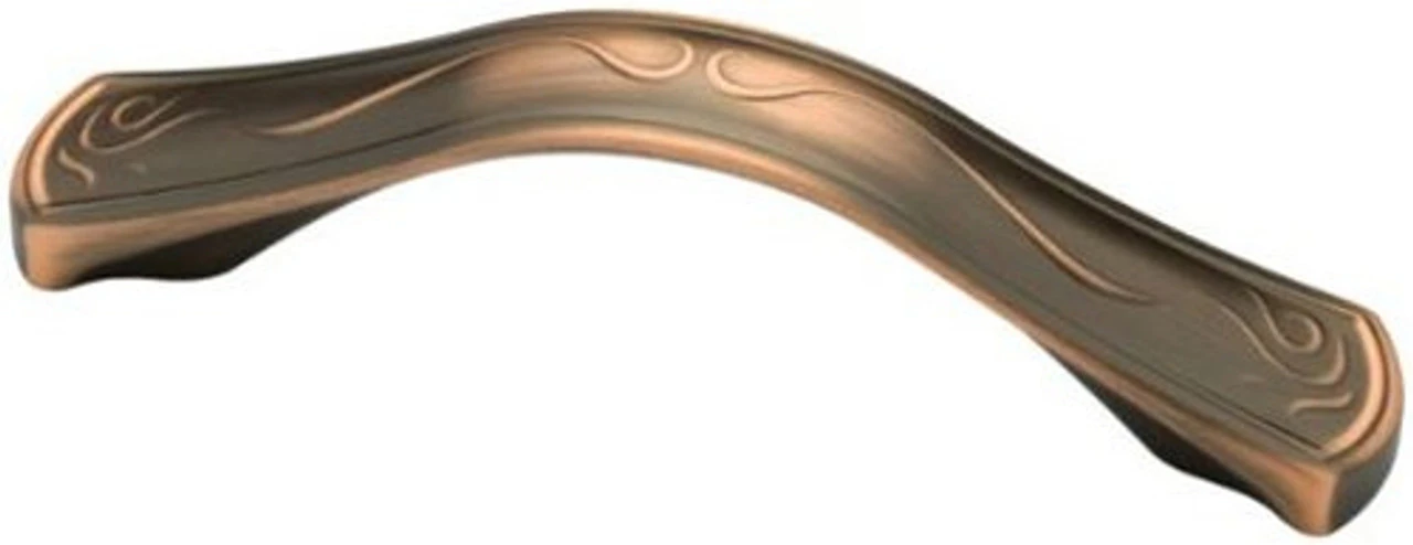 Liberty 3" Or 3-3/4" Dual Mount Vignette Pull Red Antique Copper 1 Liberty 3" Or 3-3/4" Dual Mount Vignette Pull Red Antique Copper