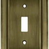 Brainerd - Architectural Decorative Single Switch - Antique Brass - W10087-AB-U
