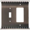 Brainerd - Wadsworth - Heirloom Silver Single Switch / Rocker Wall Plate - W30336-904-CP