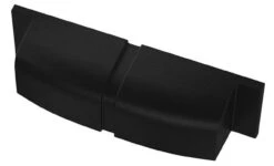 Liberty 3" Warm Industrial Cup Pull Flat Black