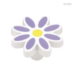 Liberty 1-7/16" Whimsical Daisy Knob Lavender