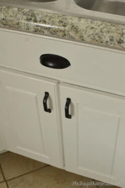 Liberty 2-1/2" Or 3" Dual Mount Cup Pull Dark Oil Rubbed Bronze -D'Lawless Hardware Shop white cabinets bronze hardware 1 40024.1646422413