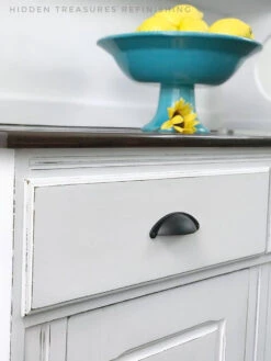 2-1/2" Country Store Cup Pull Matte Black -D'Lawless Hardware Shop white furniture black hardware 1 52016.1658242047