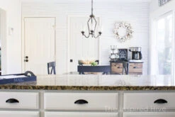 1-1/4" Country Store Knob Flat Black 22 1-1/4" Country Store Knob Flat Black -D'Lawless Hardware Shop white kitchen black hardware 1 11373.1649080590