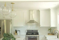 Liberty 5" North Hampton Octagon Pull Soft Brass -D'Lawless Hardware Shop white kitchen with soft brass pulls 1 01788.1645220141